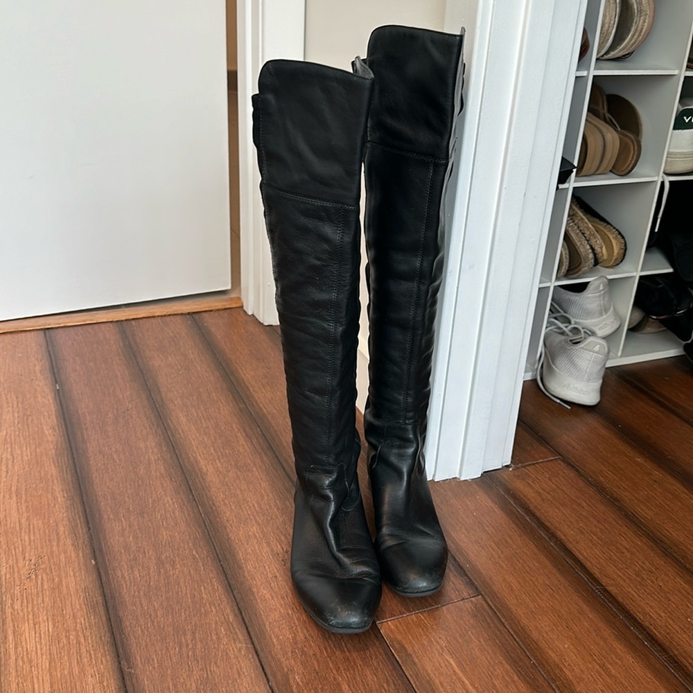 Knee High Tall Black Boots